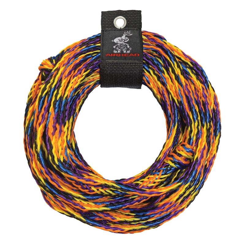 Airhead Tow Rope for 1-2 Rider Towable Tubes, 1 Section, 60-Feet, 2,375 Break Strength - Image 1